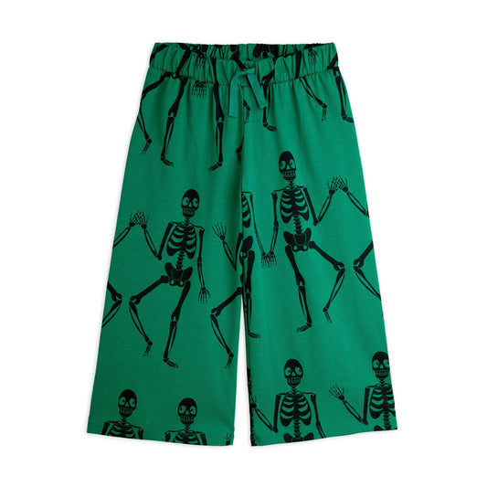 Mini Rodini Green Skeleton Trousers