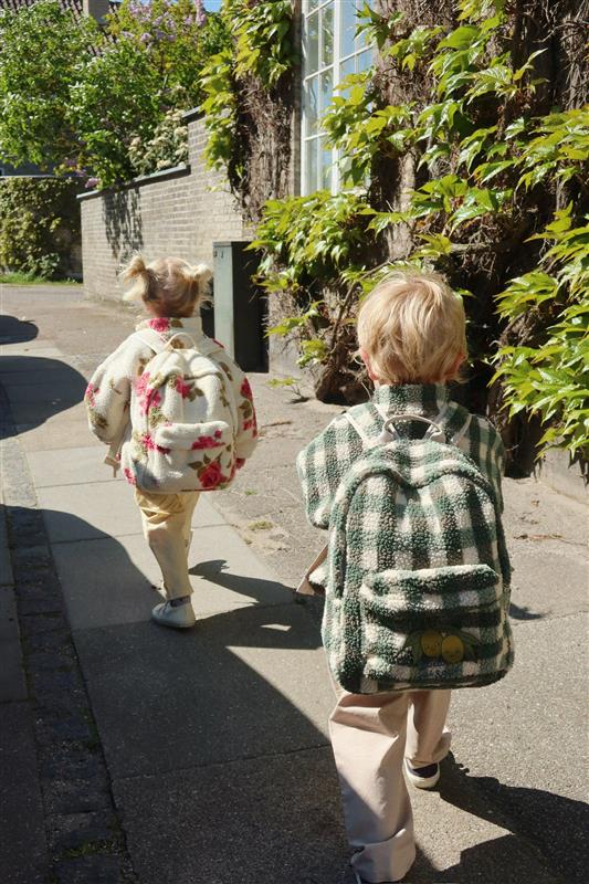 Konges Sløjd Green Check Jody Teddy Jacket