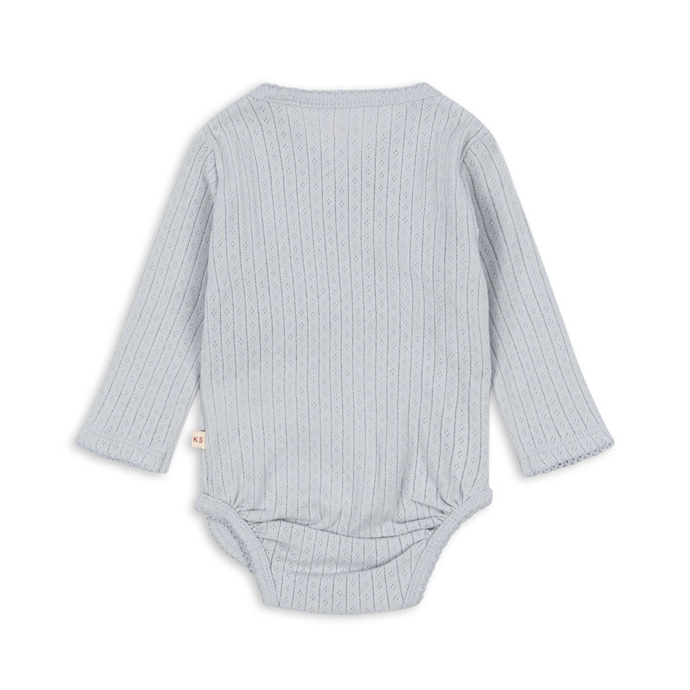 Konges Sløjd Gray Dawn Newborn Minnie Body GOTS