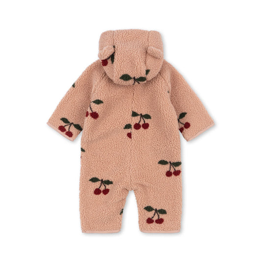Konges Sløjd Ma Grande Cerise Blush Jody Teddy Onesie