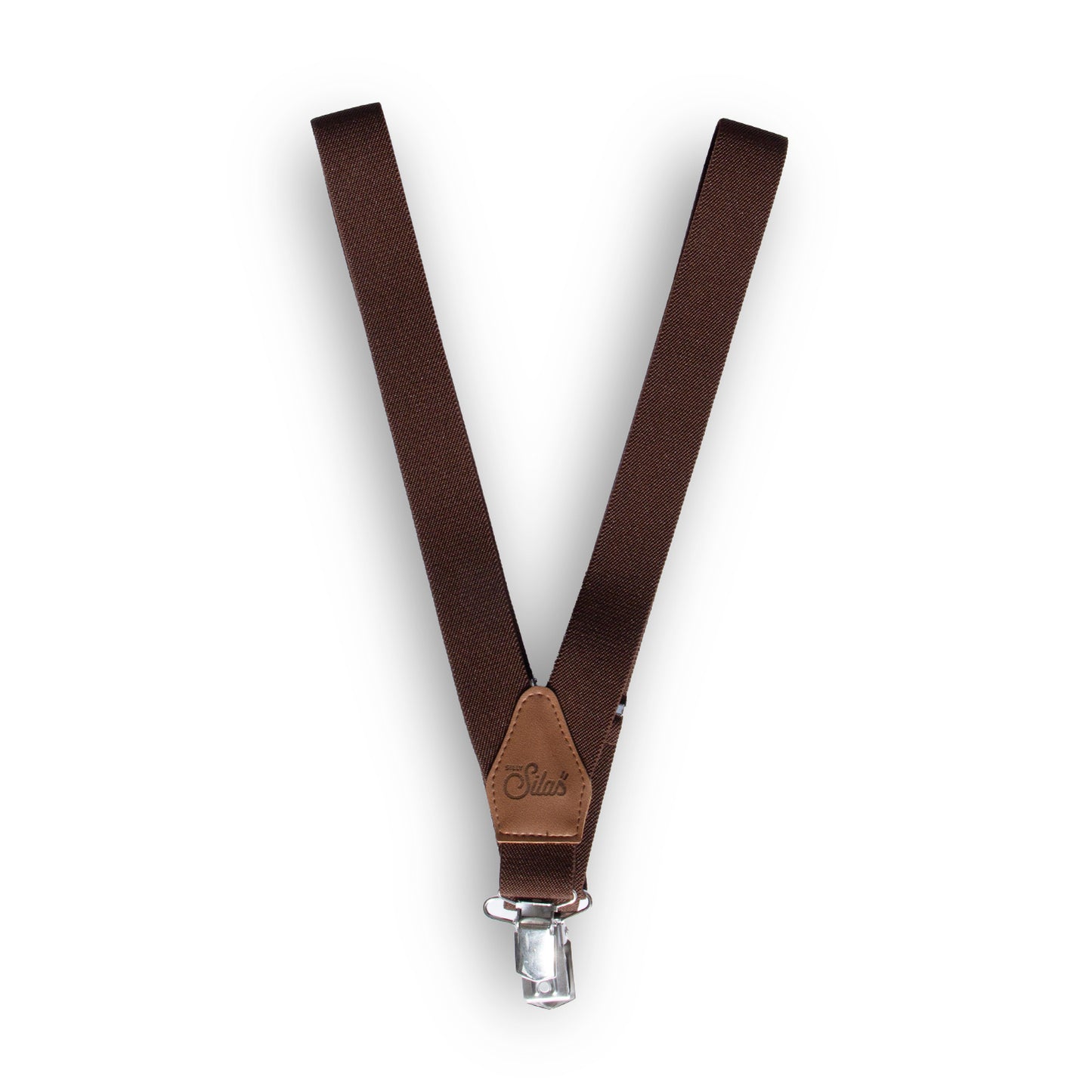 Silly Silas Chocolate Brown Retro V Braces