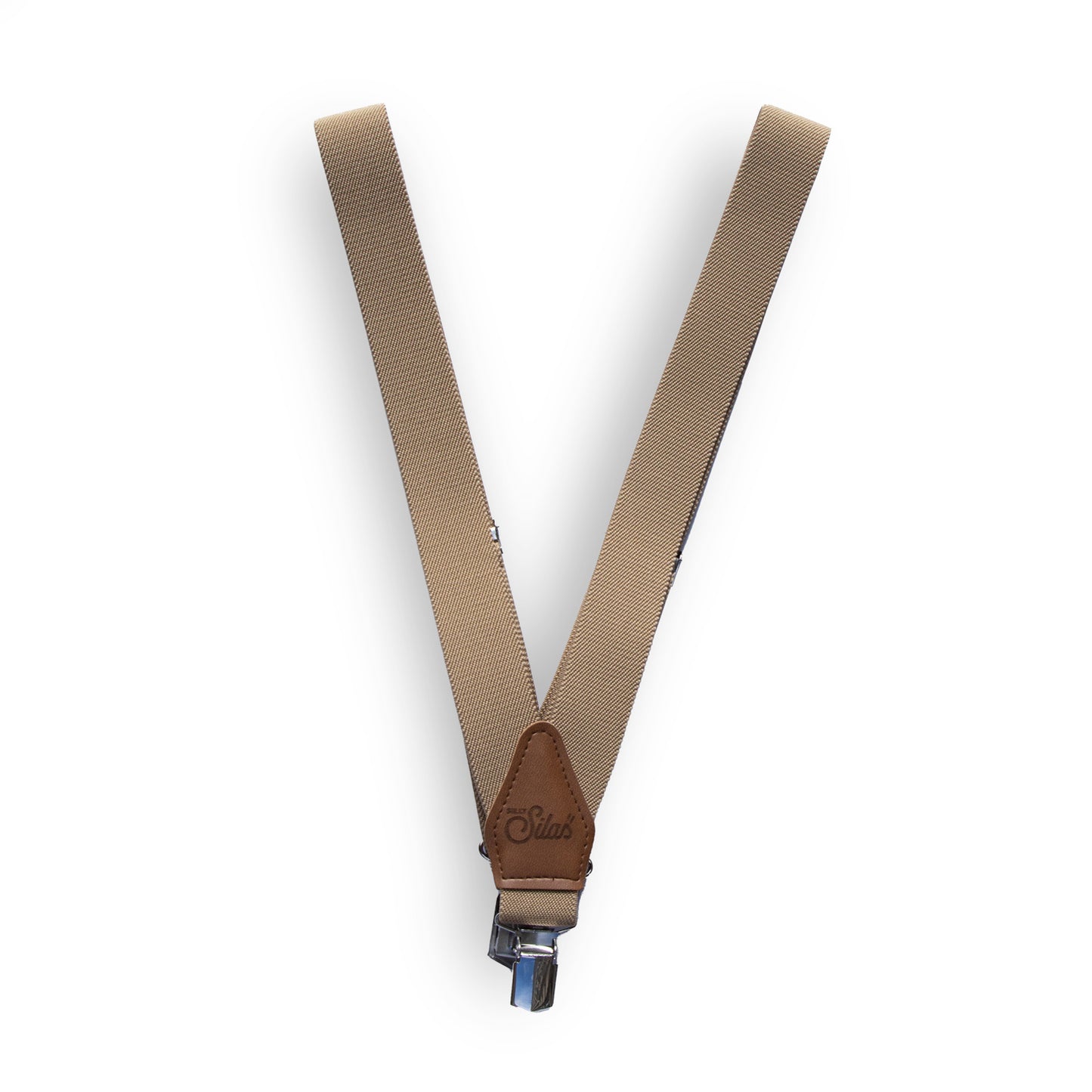 Silly Silas Sand Brown Retro V Braces