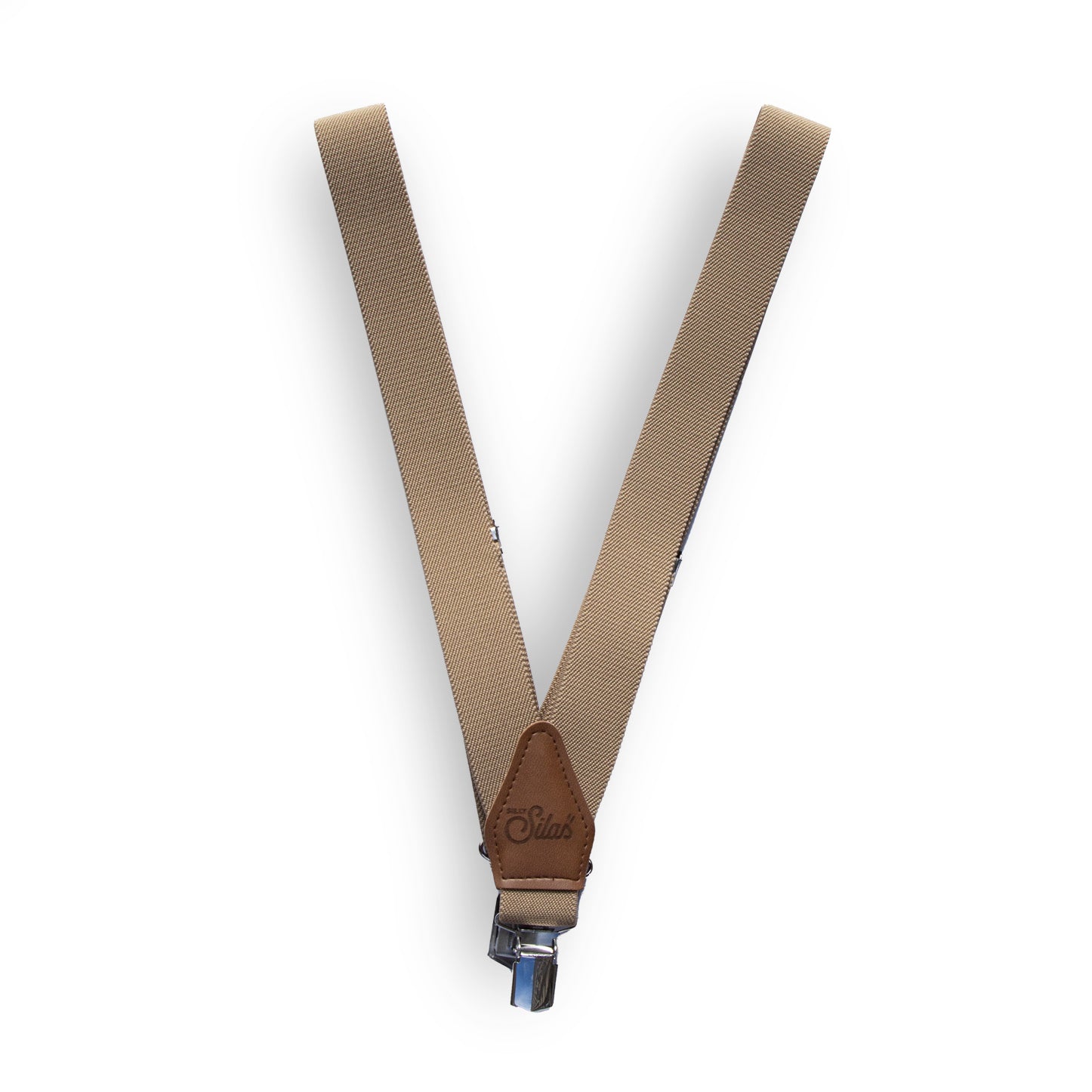 Silly Silas Sand Brown Retro V Braces