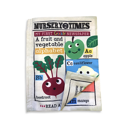 Fruit & Veg ABC Crinkly Cloth Book