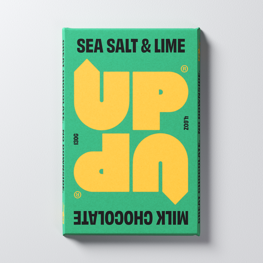 UP-UP Chocolate - Sea Salt & Lime Milk Chocolate Bar
