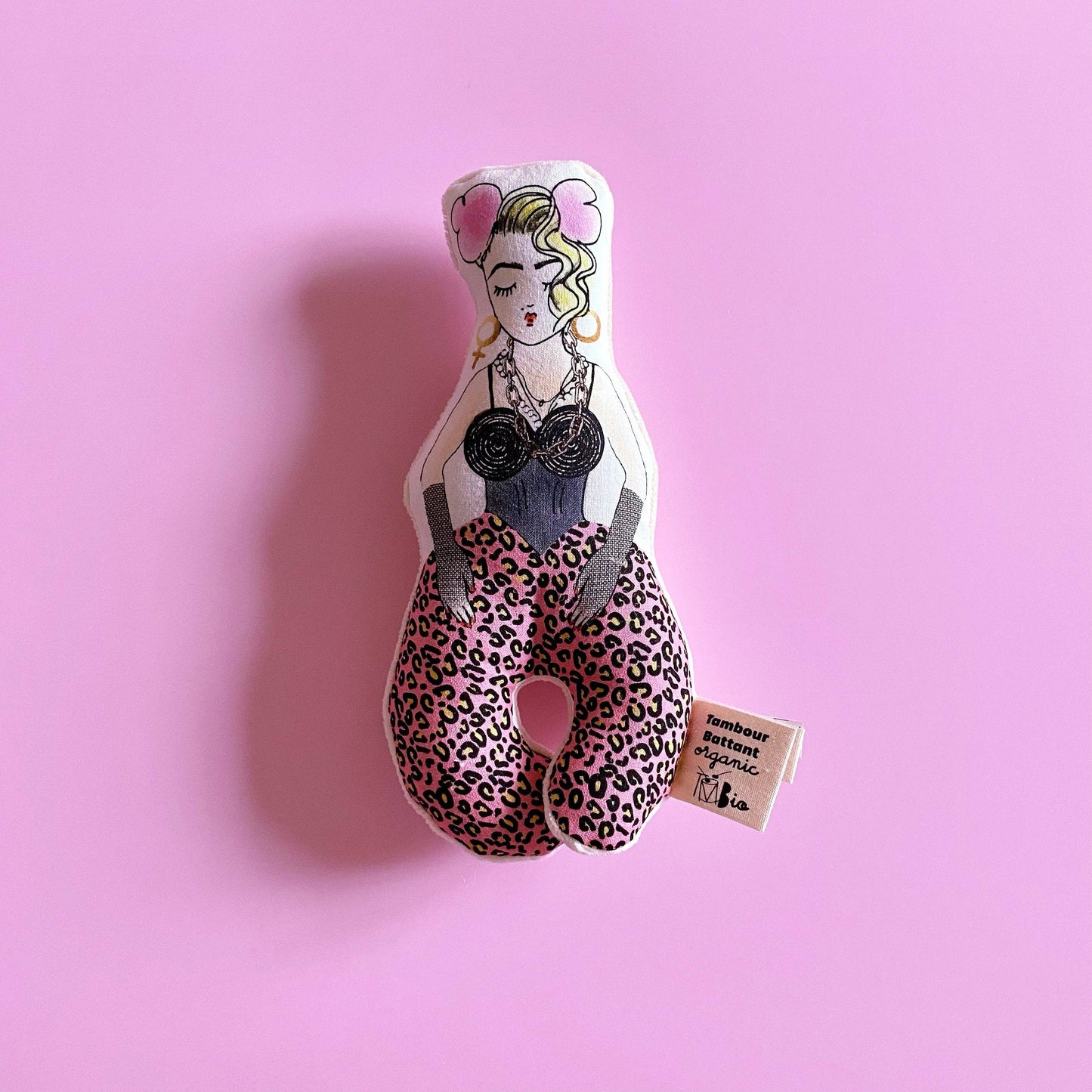 Material Girl Baby Rattle