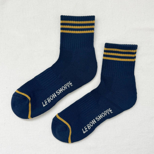 Le Bon Shoppe Navy Girlfriend Socks