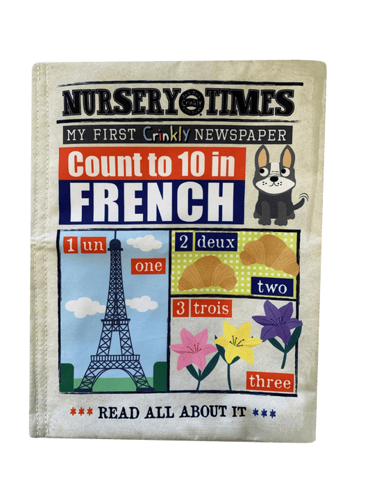 Count to 10 in French Crinkly Cloth Book