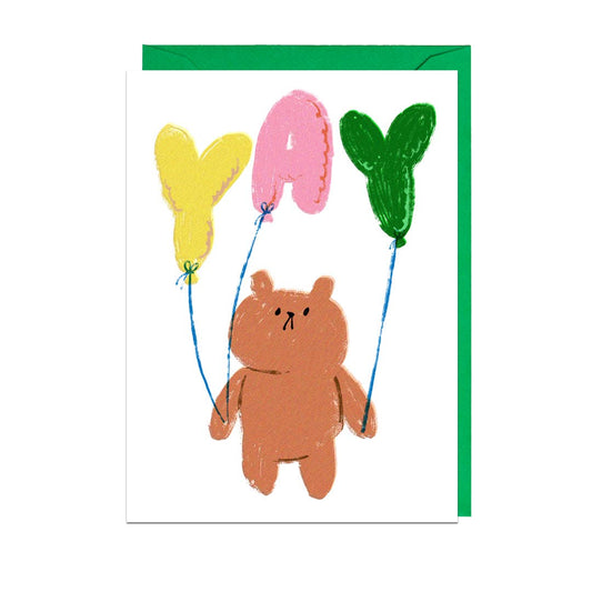 Yay Balloons Greeting Card