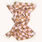 Maison Deux - Checkerboard Blanket Terra and Pink