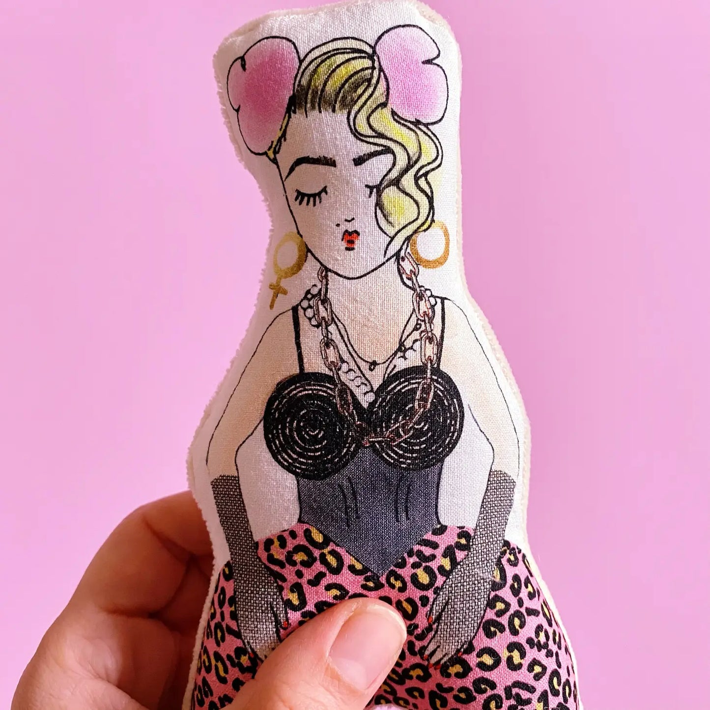 Material Girl Baby Rattle