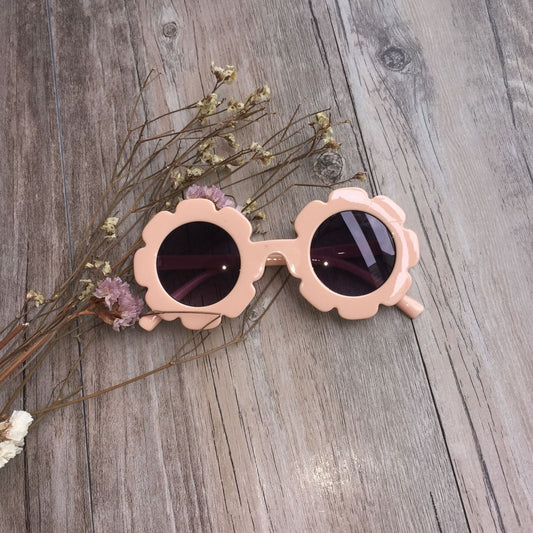 Peach Flower Kids Sunglasses
