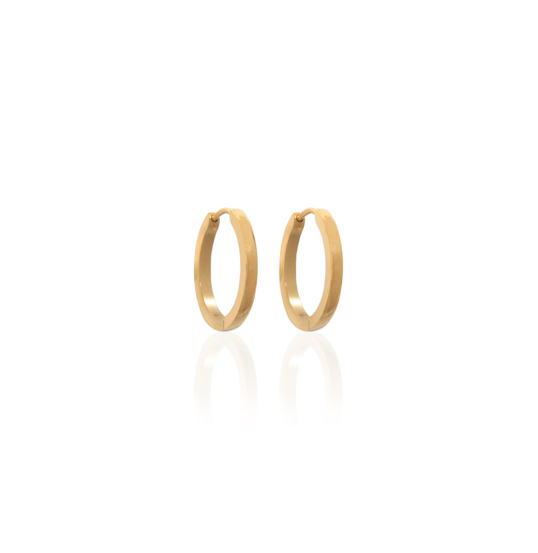 A Weathered Penny Gold Lennox Hoops