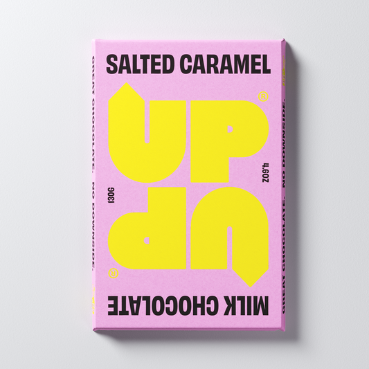 UP-UP Chocolate - Salted Caramel Milk Chocolate Bar