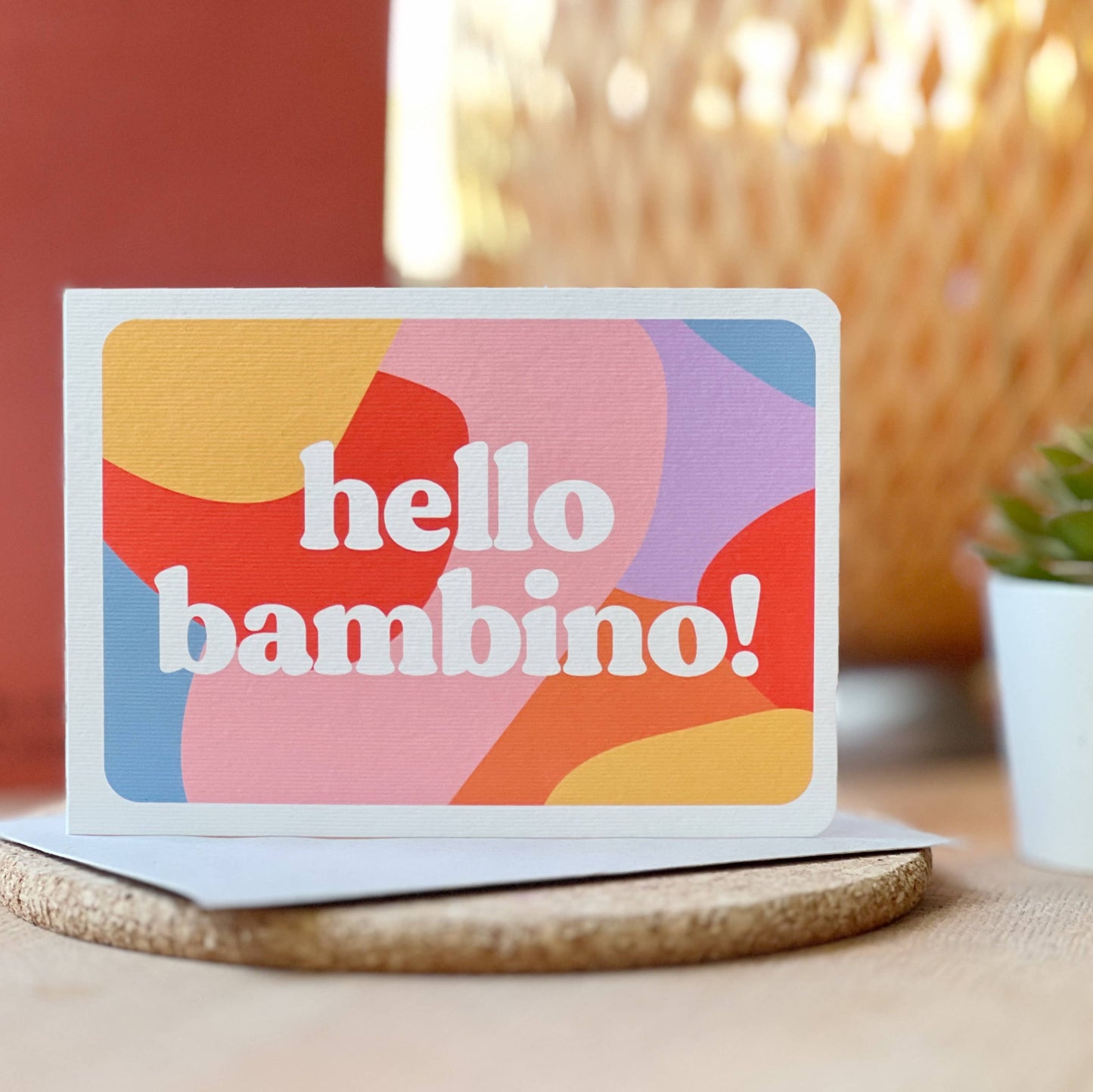 Hello Bambino Greeting Card