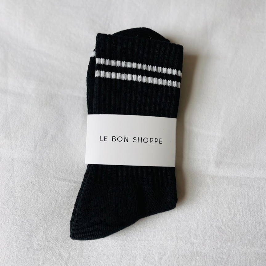 Le Bon Shoppe Noir Boyfriend Socks