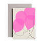 Neon Balloon Greeting Card