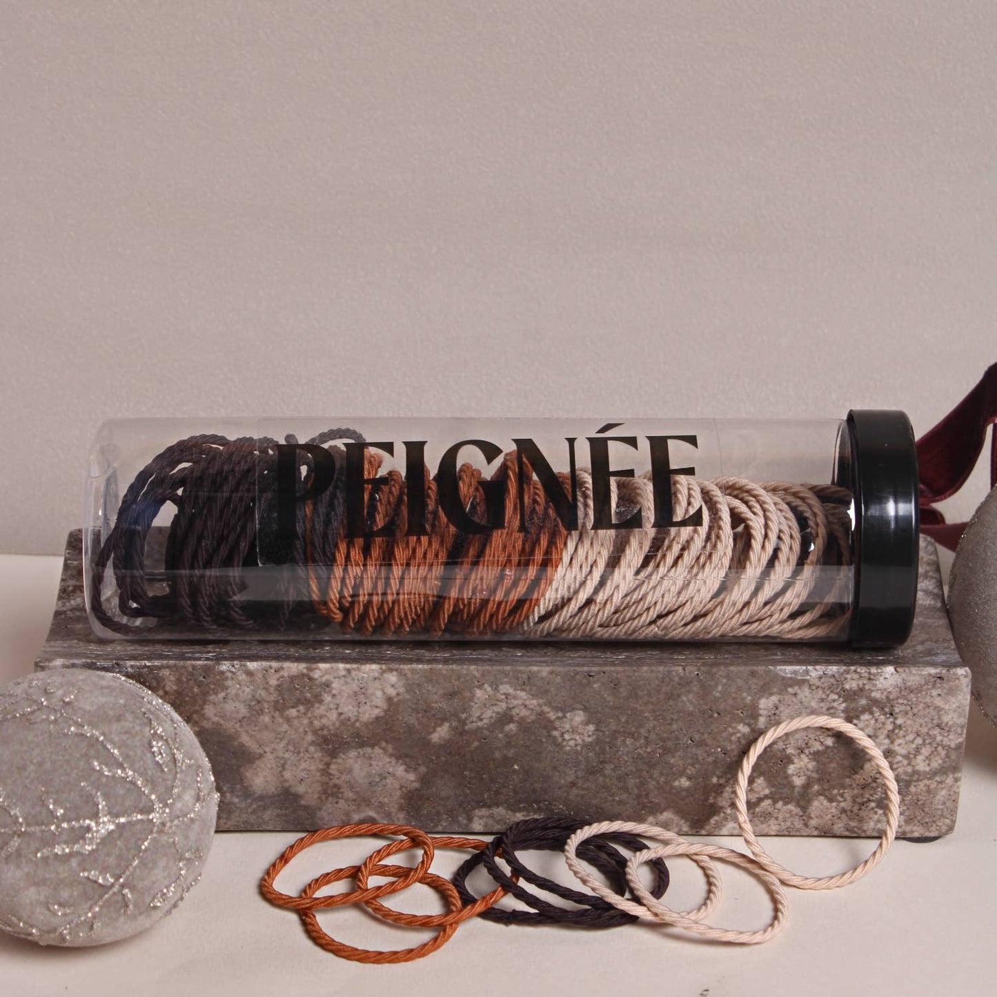 Peignee Paris - The Tube 100 Hair Ties