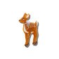 Fawn Hand-Painted Hair Claw Clip
