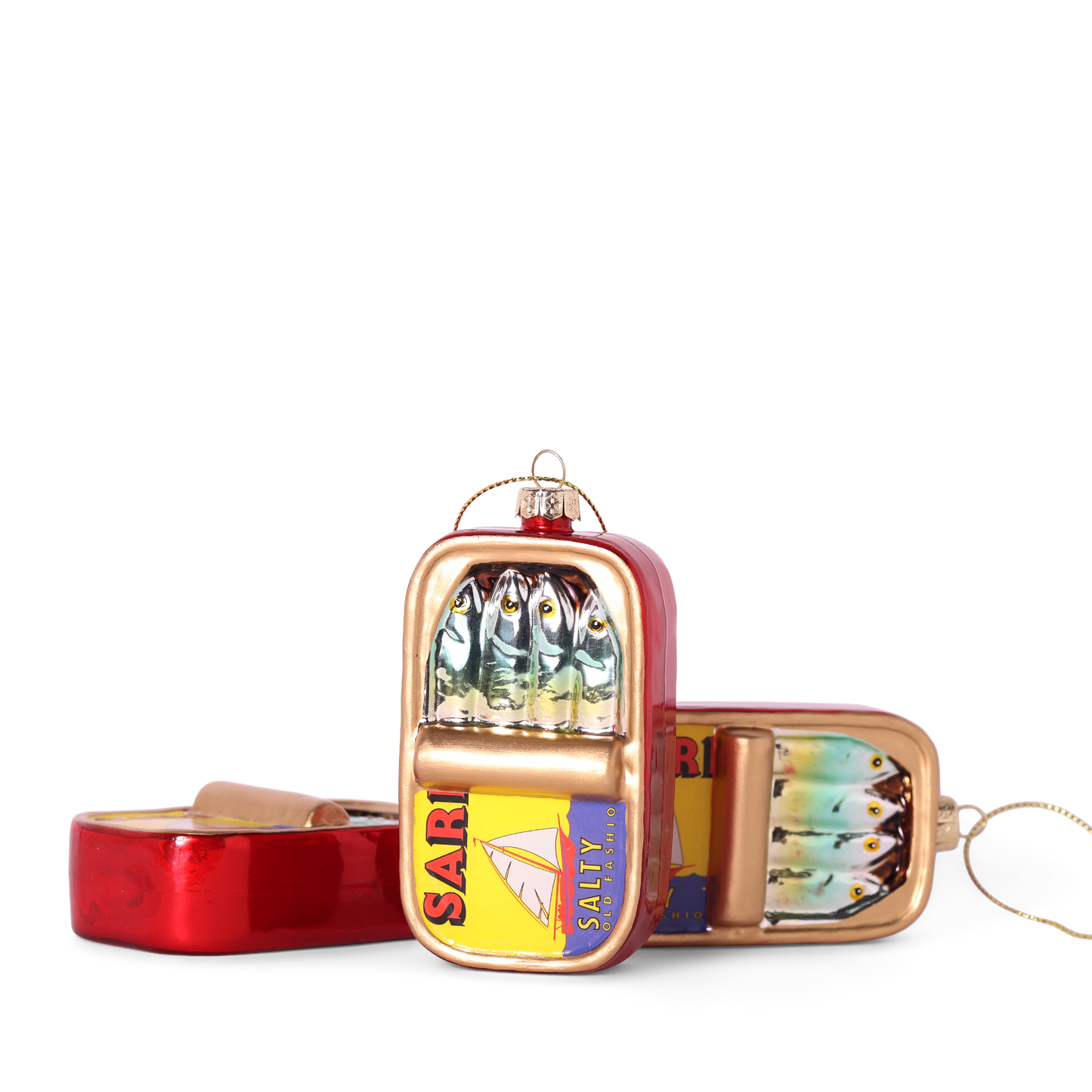 Sardines Can Glass Decoration