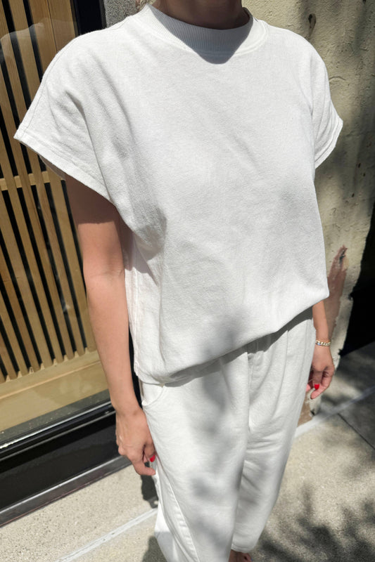 Le Bon Shoppe White Cotton Jeanne Tee