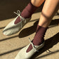 Le Bon Shoppe Dark Cacao Breezy Sneaker Socks