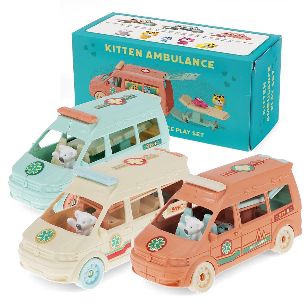 Kitten Ambulance Little World Playset