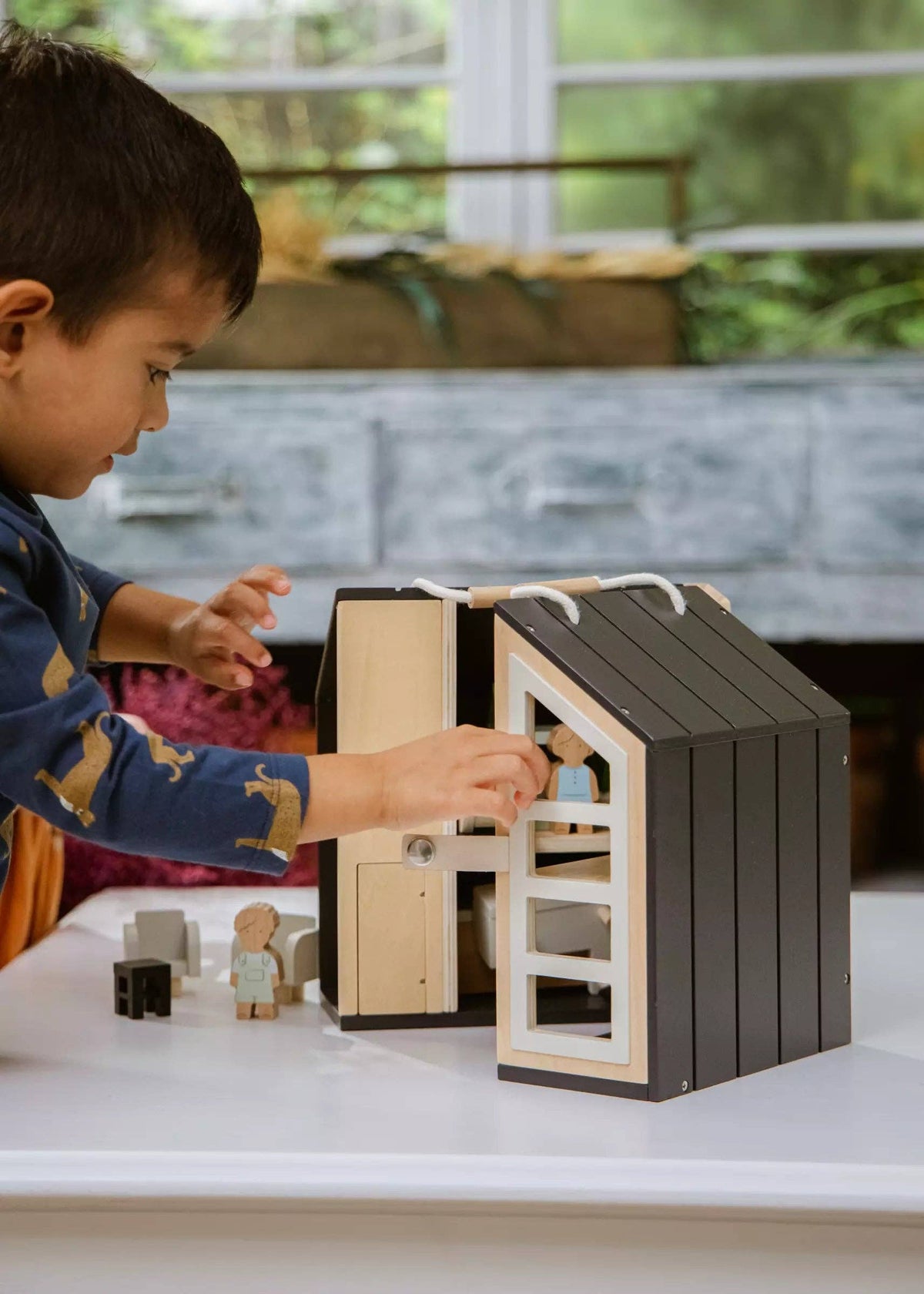 Wooden Doll House To Go