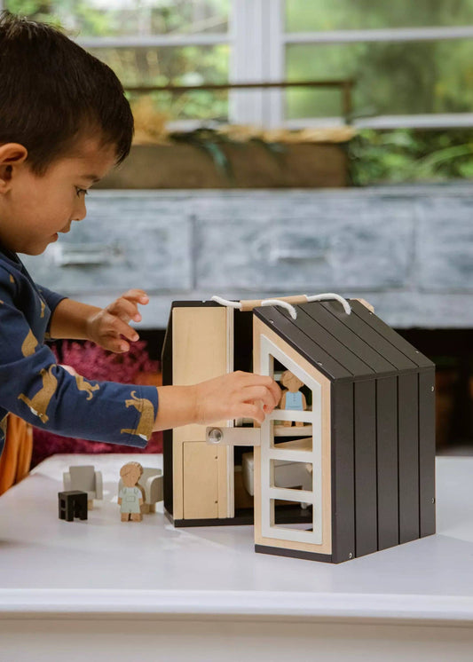 Wooden Doll House To Go
