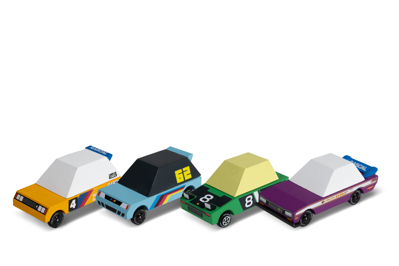 Candylab Tokyo Heat 4-Pack TOONS Diecast Race Cars