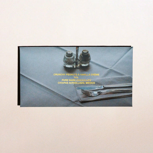 Casa Bosques Crunchy Peanuts & Vanilla Creme 74% Chocolate Bar