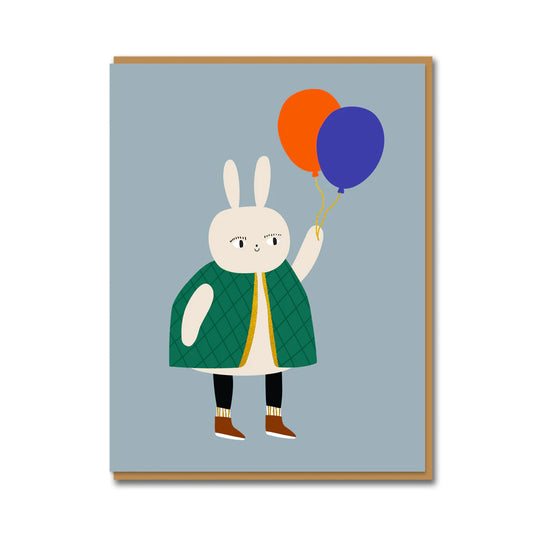 Bunny Birthday Greeting Card