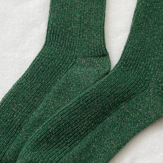 Le Bon Shoppe Evergreen Winter Sparkle Socks