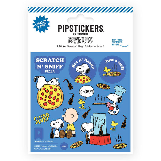 Peanuts Hot Pizza Scratch 'n' Sniff Stickers