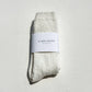 Le Bon Shoppe White Linen Cottage Socks