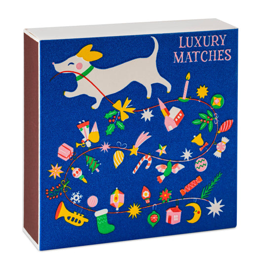 Festive Dog Christmas Safety Matches