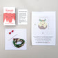 Kawaii Christmas Pudding Cross Stitch Kit In A Matchbox