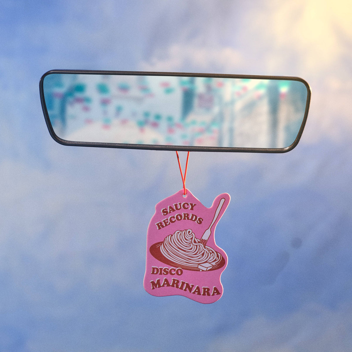 Pink Spaghetti Air Freshener