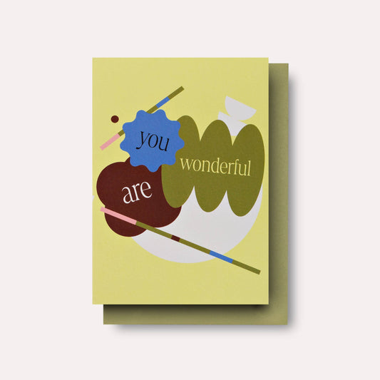 Minty Wonderful Greeting Card