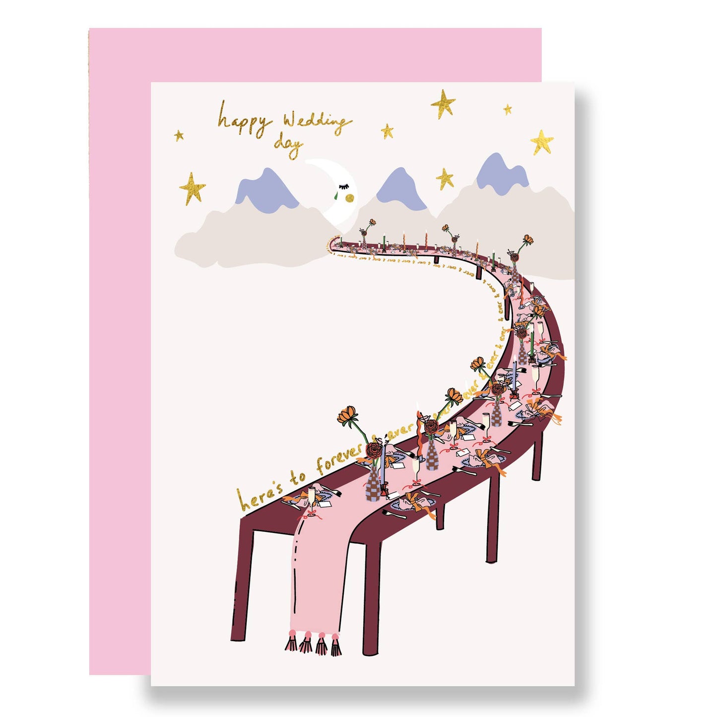 Here's To Forever And Ever Greeting Card