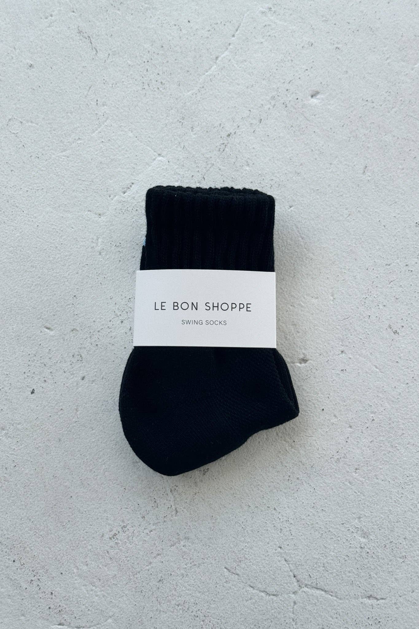 Le Bon Shoppe Black Swing Socks