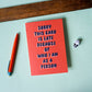 Sorry This Card Is Late Greeting Card