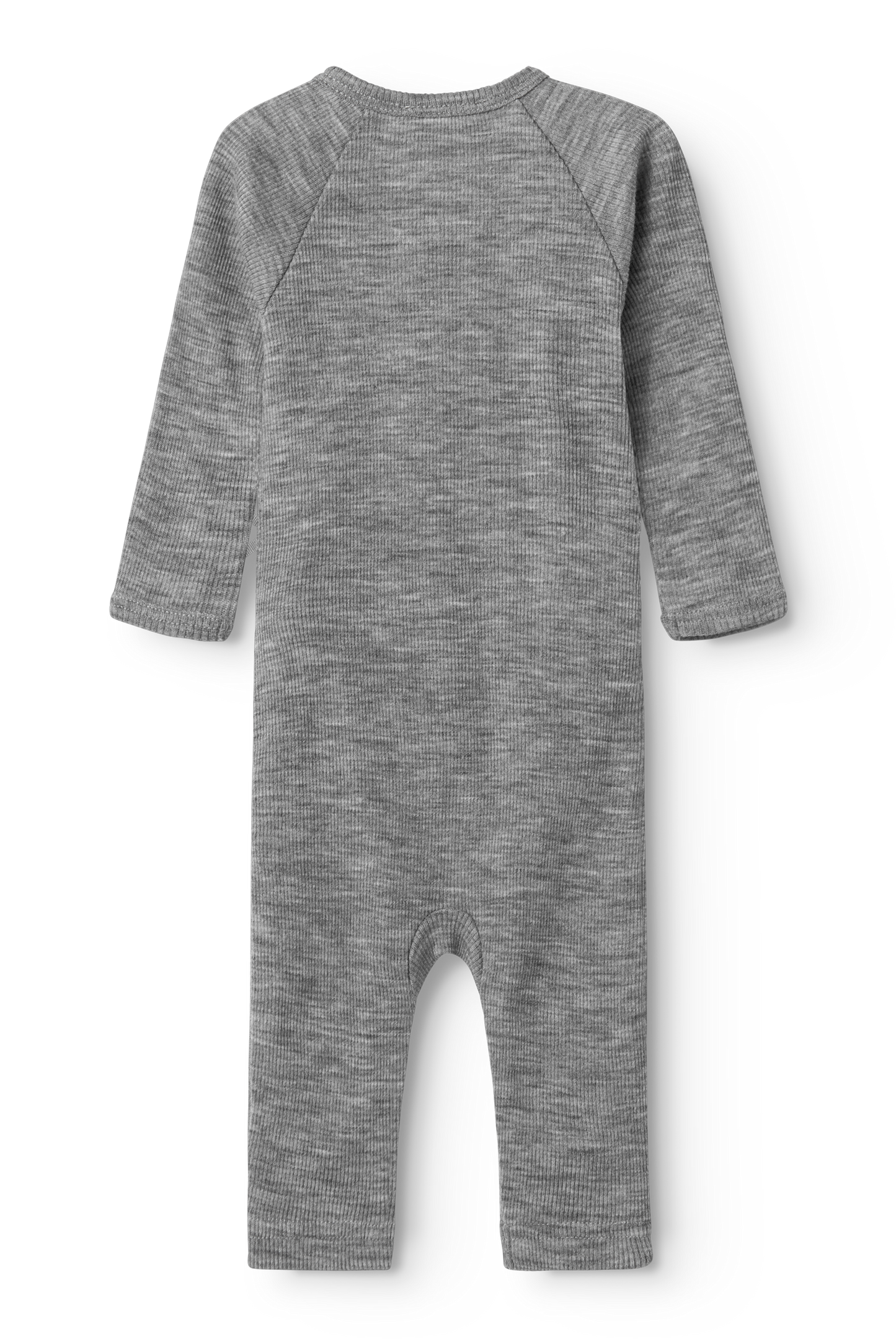 Grey Melange Rula Wool Rib Body