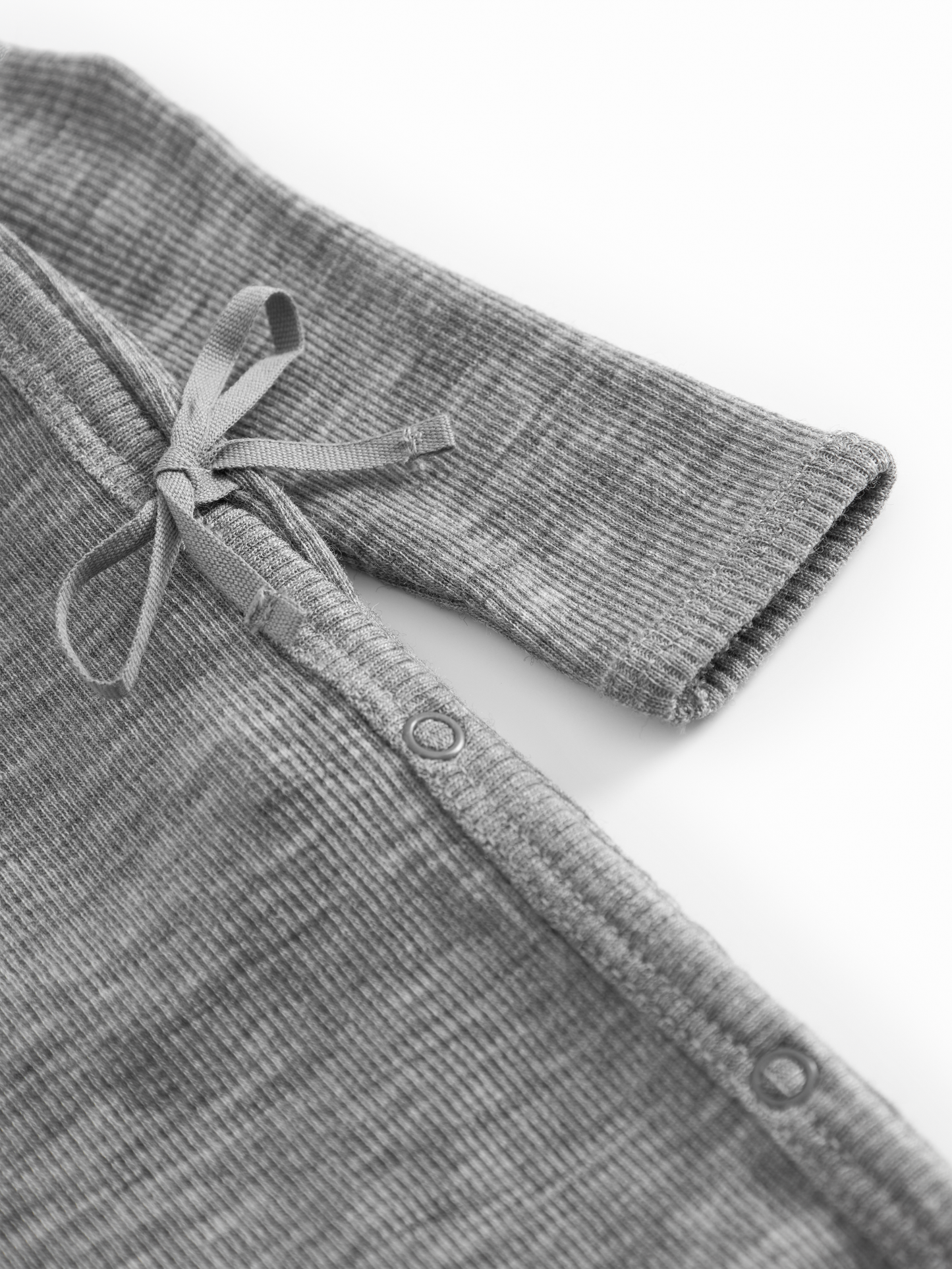 Grey Melange Rula Wool Rib Body