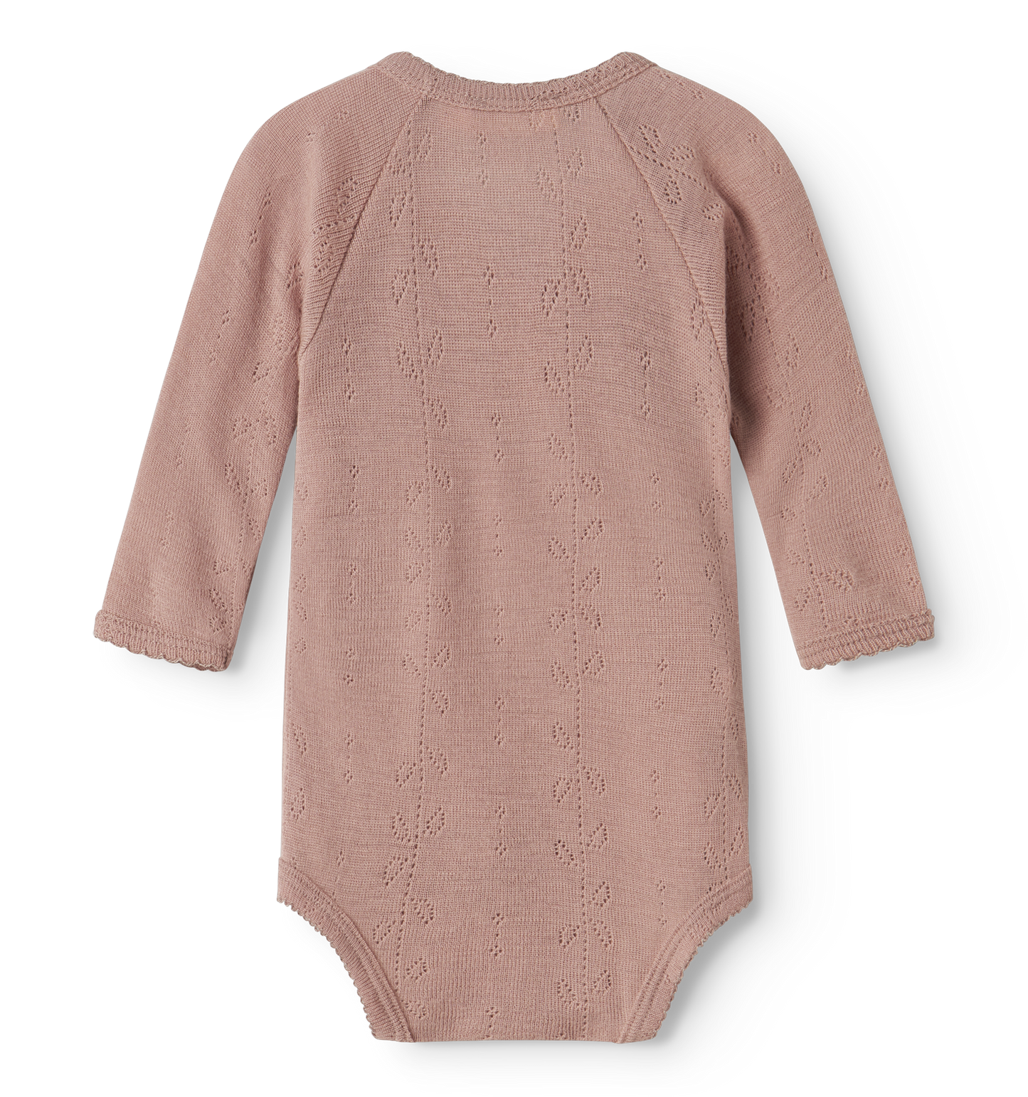 Burnt Rose Belita Wool Pointelle Body