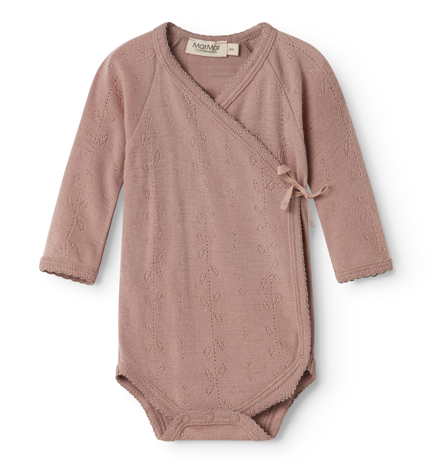 Burnt Rose Belita Wool Pointelle Body