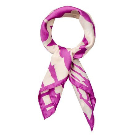 Becksöndergaard Meadow Mauve Pink Grafina Sia Silk Scarf