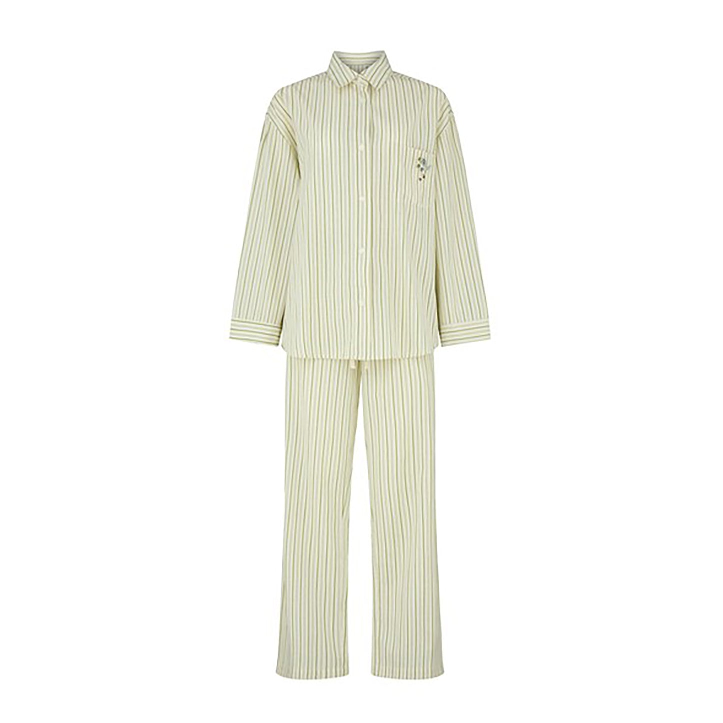 Becksöndergaard Off White/Green Suri Pyjamas Set