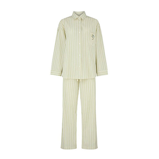 Becksöndergaard Off White/Green Suri Pyjamas Set