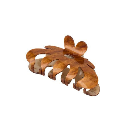 Becksöndergaard Mocha Brown Marbie Magnolia Hair Claw